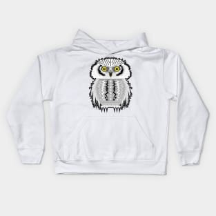 Snow Owl Kids Hoodie